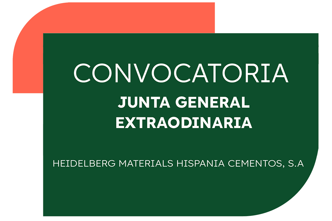 Anuncio de Juanta General Extraordinaria de Heidelberg Materials Hispania Cementos